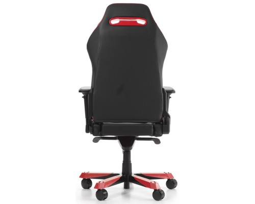 Игровое кресло DXRacer Iron OH/IS11/NR компьютерное, до 136 кг, кожа PU, металл, цвет  черный/красный