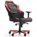 Игровое кресло DXRacer Iron OH/IS11/NR компьютерное, до 136 кг, кожа PU, металл, цвет  черный/красный