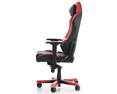 Игровое кресло DXRacer Iron OH/IS11/NR компьютерное, до 136 кг, кожа PU, металл, цвет  черный/красный