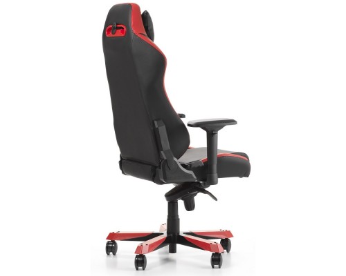 Игровое кресло DXRacer Iron OH/IS11/NR компьютерное, до 136 кг, кожа PU, металл, цвет  черный/красный