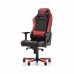 Игровое кресло DXRacer Iron OH/IS11/NR компьютерное, до 136 кг, кожа PU, металл, цвет  черный/красный