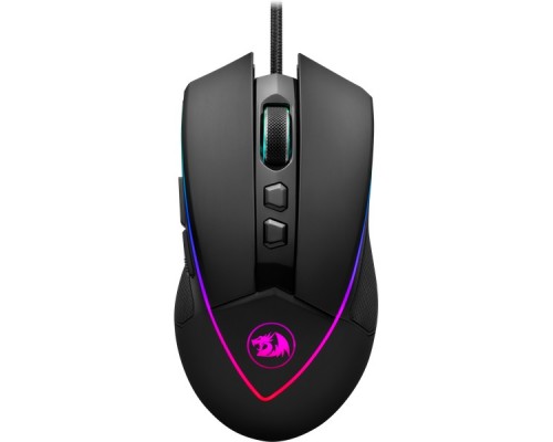 Мышь Redragon Emperor проводная, оптическая, 12400 dpi, USB, 8 кнопок, RGB подсветка, черная