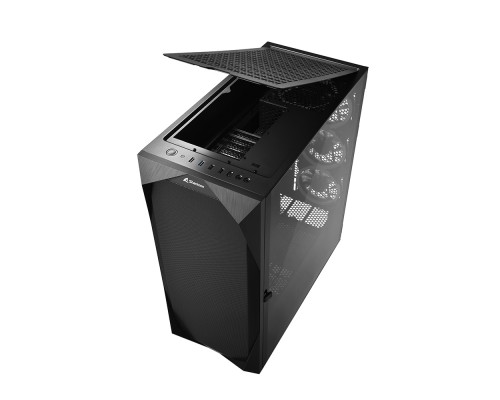 Корпус Sharkoon REV300 RGB E-ATX, ATX, mATX, Mini-ITX, Midi-Tower, 2 x USB 2.0, 2 x USB 3.0, USB Type-C, Audio, 4x 120mm fan, 3x 140mm fan, без БП, RGB, сталь/стекло, черный