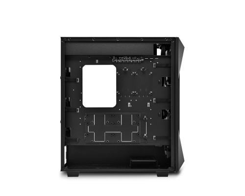 Корпус Sharkoon REV300 RGB E-ATX, ATX, mATX, Mini-ITX, Midi-Tower, 2 x USB 2.0, 2 x USB 3.0, USB Type-C, Audio, 4x 120mm fan, 3x 140mm fan, без БП, RGB, сталь/стекло, черный