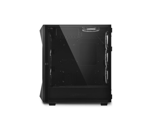 Корпус Sharkoon REV300 RGB E-ATX, ATX, mATX, Mini-ITX, Midi-Tower, 2 x USB 2.0, 2 x USB 3.0, USB Type-C, Audio, 4x 120mm fan, 3x 140mm fan, без БП, RGB, сталь/стекло, черный