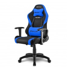 Игровое кресло Sharkoon Skiller SGS2 Jr. Blue детское, до 65 кг, ткань/сталь, подлокотники по высоте, до 135 градусов, черное/синее                                                                                                                       