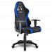 Игровое кресло Sharkoon Skiller SGS2 Jr. Blue детское, до 65 кг, ткань/сталь, подлокотники по высоте, до 135 градусов, черное/синее