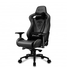Игровое кресло Sharkoon Skiller SGS5 компьютерное, до 150 кг, натуральная кожа, цвет  черный                                                                                                                                                              