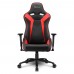 Игровое кресло Sharkoon Elbrus 3 компьютерное, до 150 кг, синтетическая кожа, сталь, цвет  черный/красный