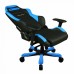 Игровое кресло DXRacer Iron OH/IS11/NB компьютерное, до 136 кг, кожа PU, металл, цвет  черный/синий