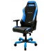 Игровое кресло DXRacer Iron OH/IS11/NB компьютерное, до 136 кг, кожа PU, металл, цвет  черный/синий