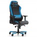 Игровое кресло DXRacer Iron OH/IS11/NB компьютерное, до 136 кг, кожа PU, металл, цвет  черный/синий