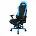 Игровое кресло DXRacer Iron OH/IS11/NB компьютерное, до 136 кг, кожа PU, металл, цвет  черный/синий