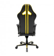 Игровое кресло DXRacer Racing OH/RV131/NY компьютерное, до 115 кг, винил под карбон/кожа PU, металл, цвет  черный/желтый                                                                                                                                  