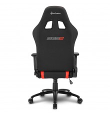 Игровое кресло Sharkoon Skiller SGS2 компьютерное, до 110 кг, ткань, сталь, цвет  черный/красный                                                                                                                                                          