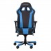 Игровое кресло DXRacer King OH/KS06/NB, до 150 кг, винил под карбон/кожа PU, металл, 4D, раскладывание спинки на 170°, цвет  черный/синий