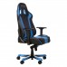 Игровое кресло DXRacer King OH/KS06/NB, до 150 кг, винил под карбон/кожа PU, металл, 4D, раскладывание спинки на 170°, цвет  черный/синий