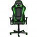 Игровое кресло DXRacer Formula OH/FE08/NE компьютерное, до 91 кг, кожа PU, металл, цвет  черный/зеленый