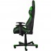 Игровое кресло DXRacer Formula OH/FE08/NE компьютерное, до 91 кг, кожа PU, металл, цвет  черный/зеленый