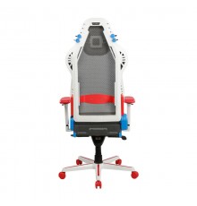 Игровое кресло DXRacer Air AIR/D7200/WRBG компьютерное, до 100 кг, 4D, до 150 градусов, кожа PU, металл, цвет  белый/серый/голубой/красный/желтый                                                                                                         