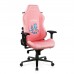 Игровое кресло DXRacer Craft CRA/D5000/P Hello Human Cat компьютерное, до 115 кг, 4D, до 150 градусов, кожа PU, металл, цвет  розовый с рисунком