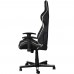 Игровое кресло DXRacer Formula OH/FE08/NW компьютерное, до 91 кг, кожа PU, металл, цвет  черный/белый