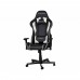 Игровое кресло DXRacer Formula OH/FE08/NW компьютерное, до 91 кг, кожа PU, металл, цвет  черный/белый