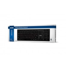 Клавиатура Sven KB-E5900W SV-017545 мембранная, беспроводная, 104 кн, USB, 1х AАА, радиоканал, черная                                                                                                                                                     