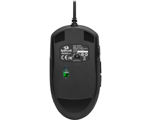 Мышь Redragon Invader проводная, оптическая, 10000 dpi, USB, 8 кнопок, RGB подсветка, черная