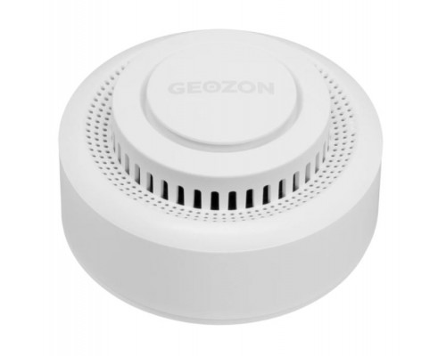 Датчик задымления Geozon SD-01 WiFi 802.11 b/g/n, 2 х ААА, монтаж открытый, до 20 кв. м, iOS, Android, пластик, белый