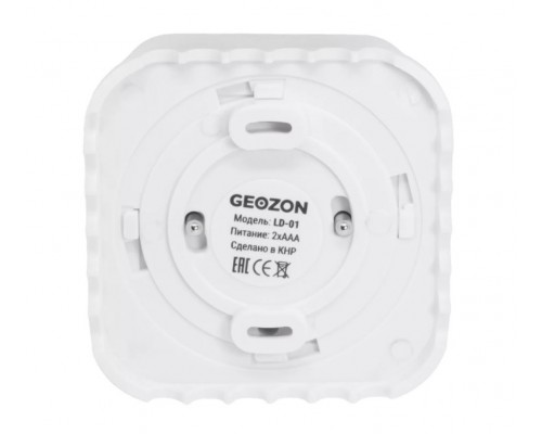 Датчик протечки воды Geozon LD-01 WiFi 802.11 b/g/n, 2 х ААА, монтаж открытый, iOS, Android, пластик, белый