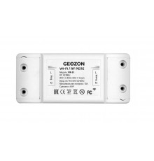 Модуль-выключатель Geozon WR-01 реле, WiFi 802.11 b/g/n 2.4 ГГц, RF реле, 433 МГц, 2400 Вт, 10 А, 90-250 В, iOS, Android                                                                                                                                  
