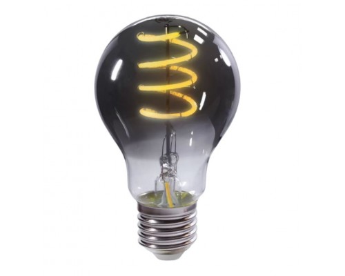 Умная LED лампочка Geozon FL-03 Filament, WiFi 802.11 b/g/n, E27, 2200K-5500K, А60, 450 lm, 5.5 Вт, AC 220-250В, до 15000 часов, тонированная черная