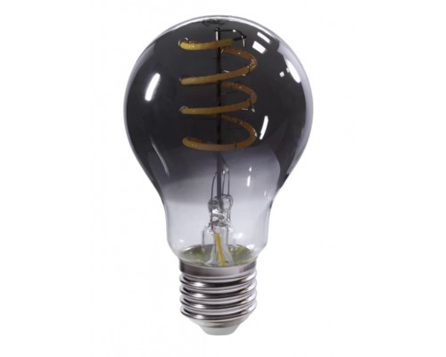 Умная LED лампочка Geozon FL-03 Filament, WiFi 802.11 b/g/n, E27, 2200K-5500K, А60, 450 lm, 5.5 Вт, AC 220-250В, до 15000 часов, тонированная черная