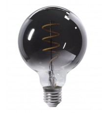 Умная LED лампочка Geozon FL-05 Filament, WiFi 802.11 b/g/n, E27, 2200K-5500K, G95, 450 lm, 5.5 Вт, AC 220-250В, до 15000 часов, тонированная черная                                                                                                      
