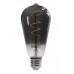 Умная LED лампочка Geozon FL-04 Filament, WiFi 802.11 b/g/n, E27, 2200K-5500K, ST64, 450 lm, 5.5 Вт, AC 220-250В, до 15000 часов, тонированная черная