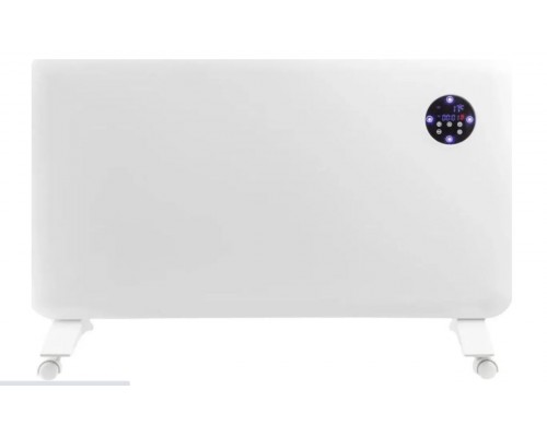 Умный обогреватель Geozon SH-02 WiFi 802.11 b/n/g, 1500 Вт, от 10 до 15 кв.м, термостат, дисплей, таймер откл/вкл, пульт ДУ, металл, белый