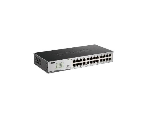 Коммутатор D-Link DGS-1024D/I2A, L2 Unmanaged Switch with 24 10/100/1000Base-T ports.16K Mac address, Auto-sensing, 802.3x Flow Control, Auto MDI/MDI-X for each port, 802.1p QoS, D-Link Green technology, Metal c