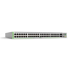 Управляемый коммутатор Allied Telesis L3 Stackable Switch, 48x 10/100/1000-T, 4xSFP+ Ports and a single fixed power supply,EU Power Cord                                                                                                                  