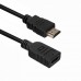 Кабель ACD-DHHF1-50B [ACD-DHHF1-50B] HDMI 1.4, Golden Plated,19m/19f, HDMI extension, Черный, 5м (74229)