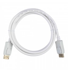 Кабель ACD-DDPM4-18W [ACD-DDPM4-18W] DisplayPort 1.4, Golden Plated,20m/20m, Белый, 1.8м, (742415)                                                                                                                                                        