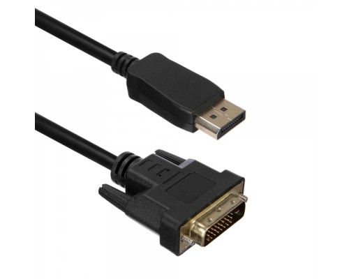 Кабель ACD-DDIM2-30B [ACD-DDIM2-30B] DisplayPort 1.2, DP-DVI, Golden Plated, 20m/25m, Черный, 3м (742484)