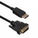 Кабель ACD-DDIM2-30B [ACD-DDIM2-30B] DisplayPort 1.2, DP-DVI, Golden Plated, 20m/25m, Черный, 3м (742484)