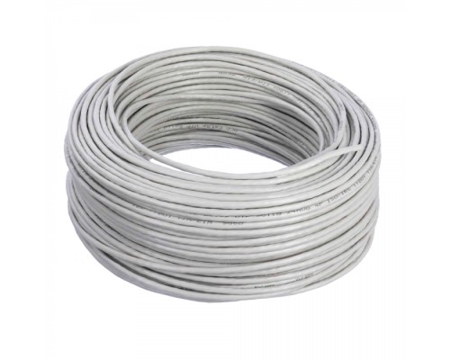 Кабель ACD-LBU5E-1HA [ACD-LBU5E-1HA] Cat5e UTP 24AWG 4Pair Solid type 0.50мм CCA(25%), PVC,100м бухта, Серый, (741951)