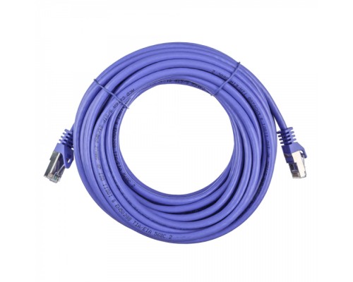 Патчкорд ACD-LPS6A-10M [ACD-LPS6A-10M] Cat6a SSTP, 27AWG,CU Фиолетовй, 10м (741906)