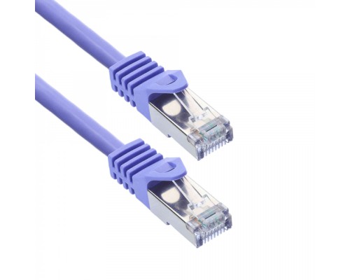 Патчкорд ACD-LPS6A-10M [ACD-LPS6A-10M] Cat6a SSTP, 27AWG,CU Фиолетовй, 10м (741906)