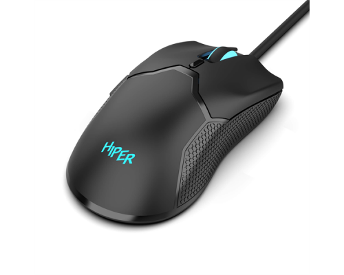 Мышь Gaming Mouse HIPER MX-R200 Black (6D, 3600DPI, 1.5m cable, USB)