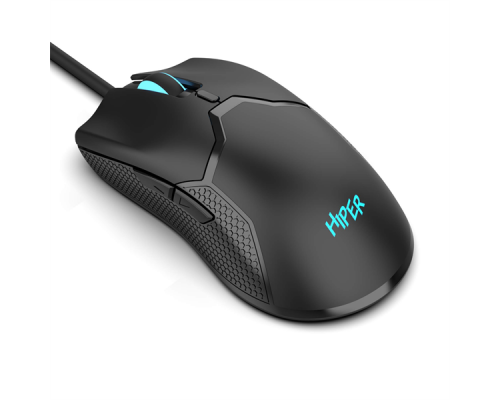 Мышь Gaming Mouse HIPER MX-R200 Black (6D, 3600DPI, 1.5m cable, USB)