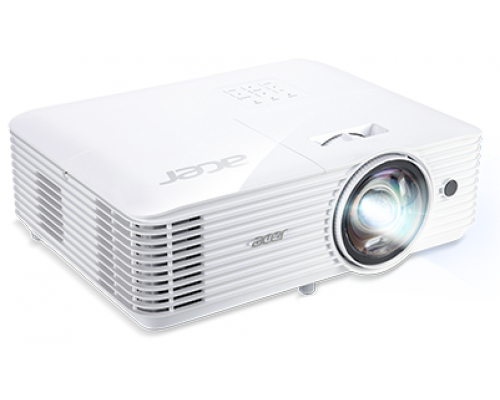 Проектор Acer projector S1386WH, DLP 3D, WXGA, 3600lm, 20000/1, HDMI, short throw 0.5, 2.7kg