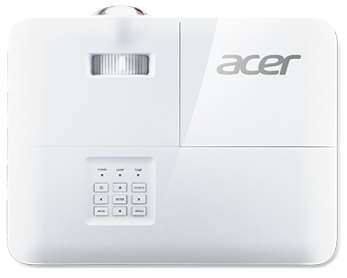 Проектор Acer projector S1386WH, DLP 3D, WXGA, 3600lm, 20000/1, HDMI, short throw 0.5, 2.7kg